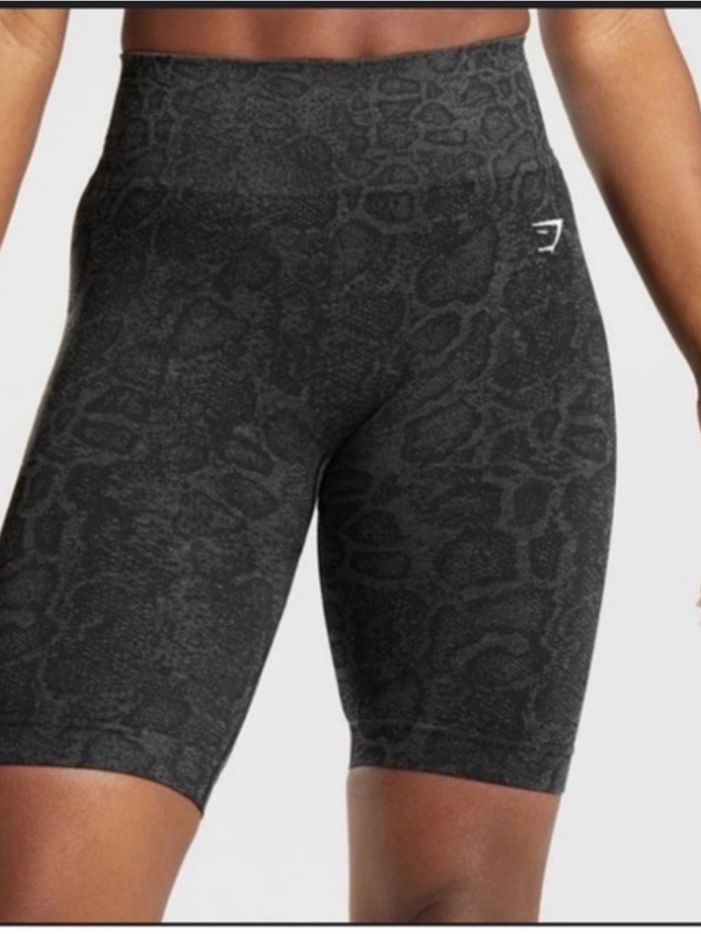 Gymshark Seamless Scrunch Butt Black Biker Shorts
